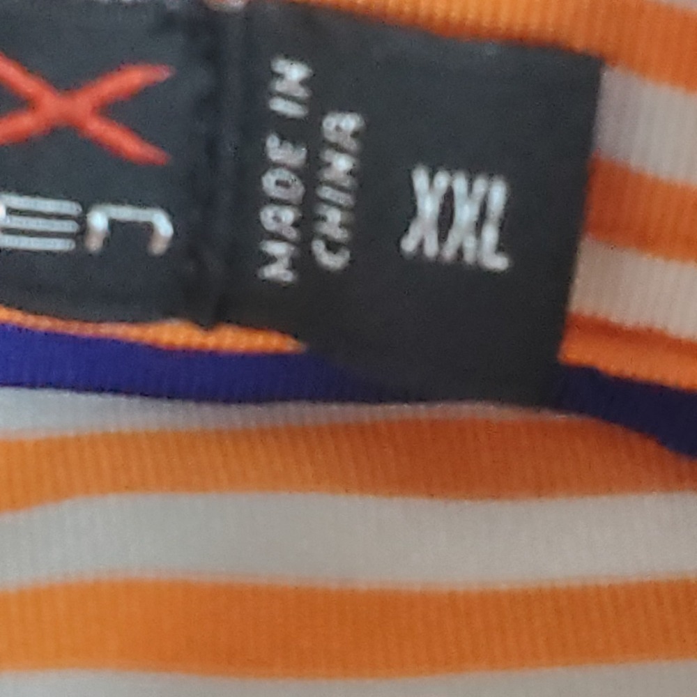 Ralph Lauren RLX Men's Polo Golf Shirt Size 2XL XXL Orange Striped Short Sleeve - Picture 8 of 12